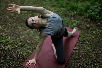 Yoga In The Forest