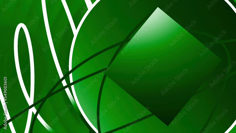 Poster green and purple background. motion.swirls of light color drawing patterns in animation that shimmer