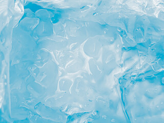 Obraz na płótnie Canvas Ice cubes background, ice cube texture or background It makes me feel fresh and feel good, Made for beverage or refreshment business.