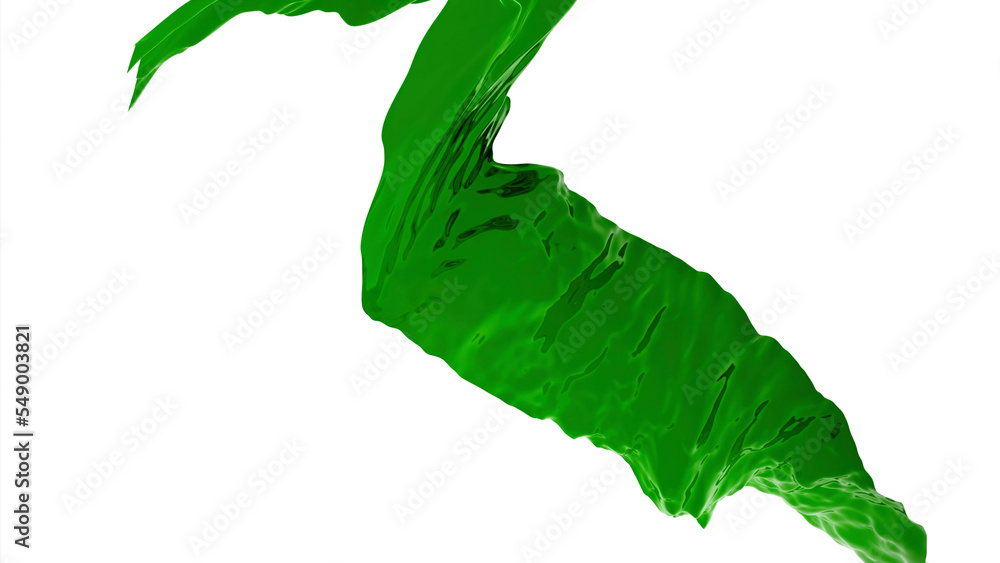 Poster animation with transitions and fabric line changes. design. beautiful transition of shaped tree leaf