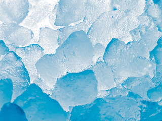 Ice cubes background, ice cube texture or background It makes me feel fresh and feel good, Made for beverage or refreshment business.