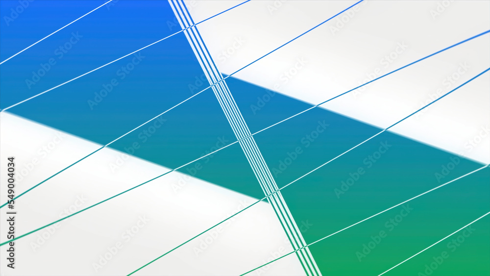 Poster animation line with triangular layers. motion. animated intro with transitions for video content. be