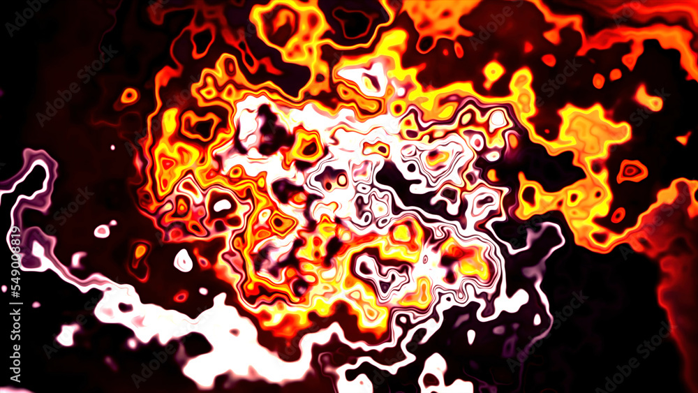 Poster unknown transforming liquid texture rotating and spreading. motion. colorful whirl with abstract ran