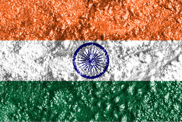 Indian flag close-up