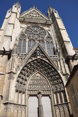 cathedral of st Etienne in Auxerre