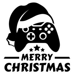 Christmas Gamepad SVG, Merry Christmas SVG, Christmas SVG, Gaming SVG, Joystick SVG, Gamer SVG Cut File © Nina