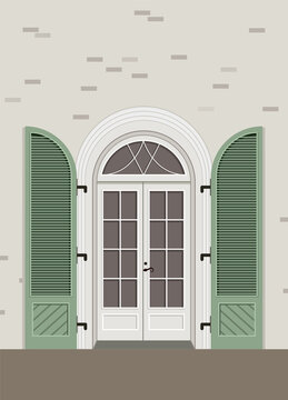 Beautiful Double Arched Front Door