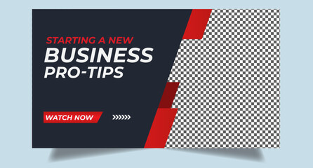 Editable youtube thumbnail design for any youtube videos customizable video thumbnail design video cover fully editable thumbnail template for social media concept. 