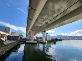 bridge over the river