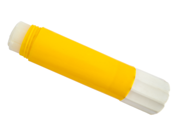 bâton de colle sur fond transparent