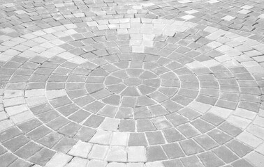 stone paved walkway