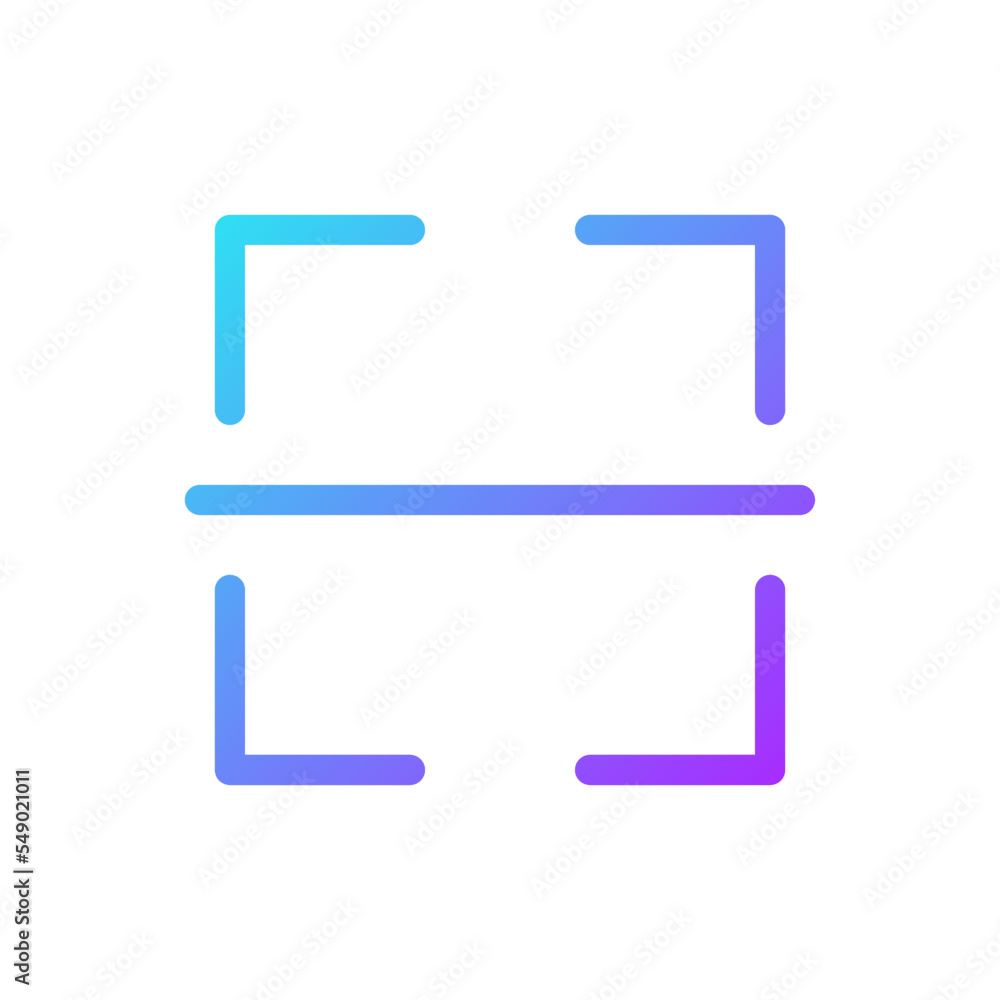 Poster image translation pixel perfect gradient linear ui icon. innovative technology. text recognition fea