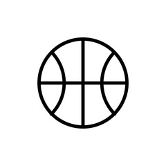 Basketball icon vector logo design template