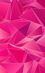 Obraz premium Abstract Low-Poly background. triangulated texture. Design 3d. Polygonal geometrical pattern. Triangular modern style