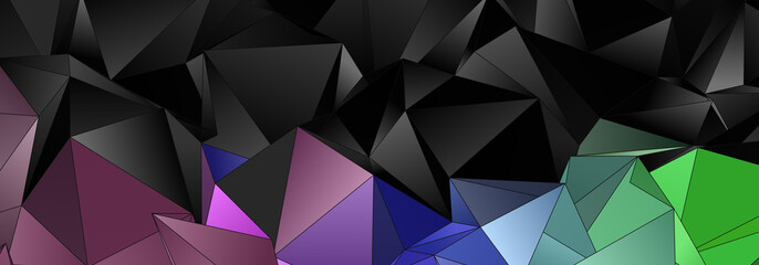 Fototapeta premium Abstract Low-Poly background. triangulated texture. Design 3d. Polygonal geometrical pattern. Triangular modern style