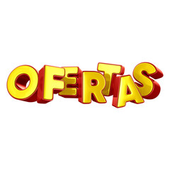 fonte 3d vermelho ofertas