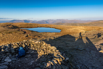 Morning on Red Screes in Lake District