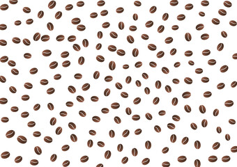 coffee bean seamless background