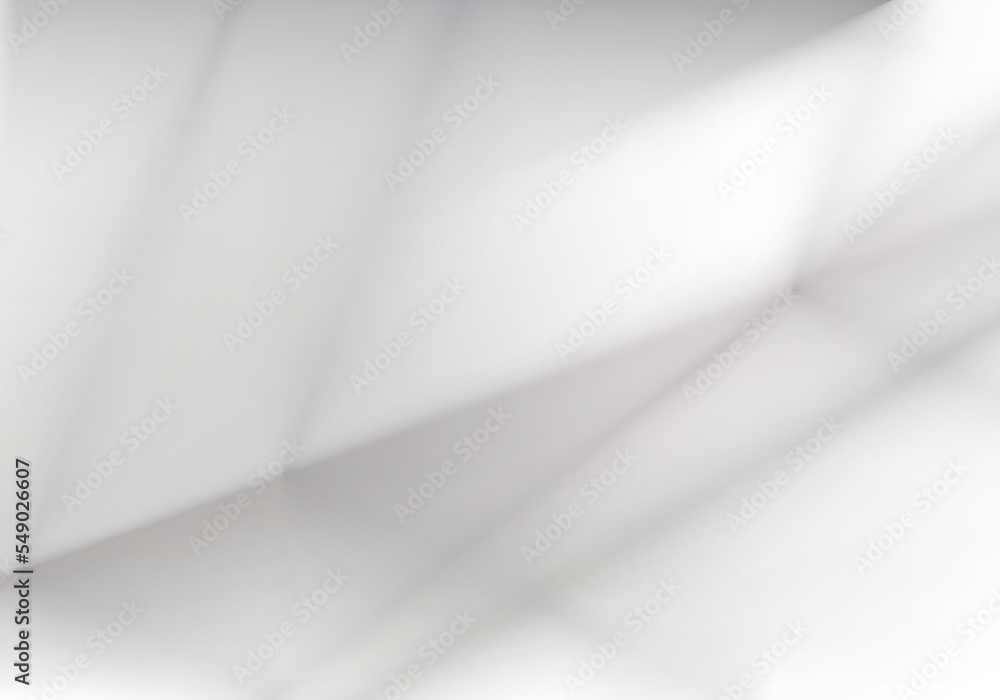 Poster white background with light and shadow for product display presentation