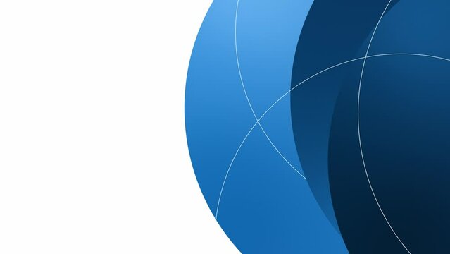 The gradation of white and blue creates a sense of integrity. A seamless animated background.