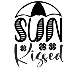 Sun Kissed ', Summer SVG Bundle, Summer T-Shirt Bundle, Summer SVG, SVG Design, Summer SVG Design