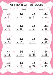 Multiplication Math for Kids.

This is the perfect Kid's Multiplication Math. You can simply use it for kids.
Children's design, Printable bookmarks for kids. Times tables template.