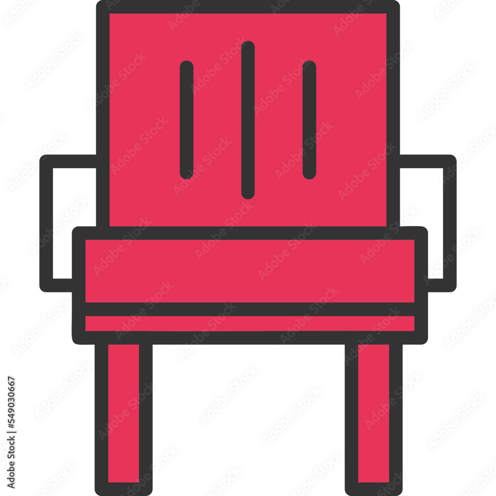 Sticker Chair Icon