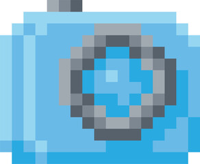 Camera Photos Pixel 8 Bit Video Game Art Icon