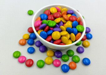 Sugar Coated Chocolate Gems Candy

