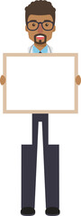 Fototapeta premium Black male doctor working, medical staff.