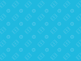 サッカー場とサッカーボールの壁紙
