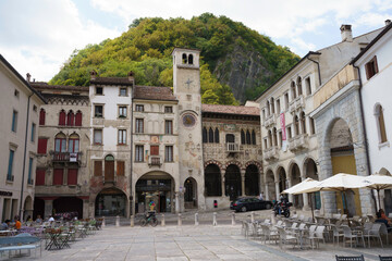 Fototapeta na wymiar Vittorio Veneto, historic city in Treviso province
