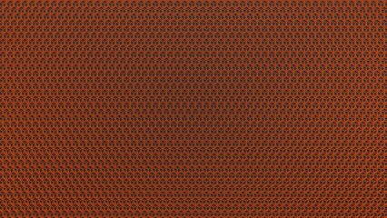 Seamless chocolate brown hexagons with stripes pattern on wallpaper Background,3d rendering 01 