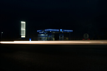 modern gas station © Perytskyy