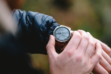 Checking smart watch