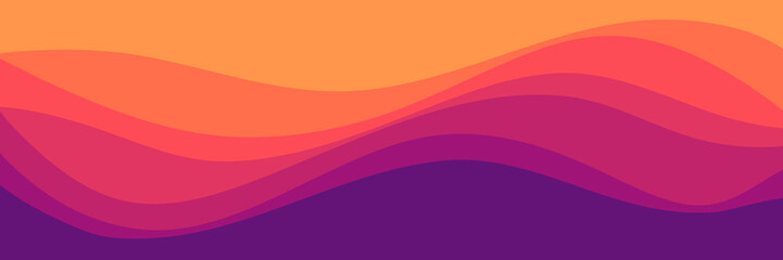 abstract wave gradient vector illustration for wallpaper, backdrop, background, web banner, and design template	