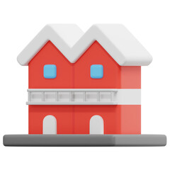 duplex 3d render icon illustration
