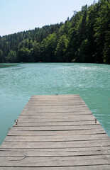 Fototapeta premium grundsee bei pottenstein