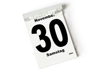  30 November 2024