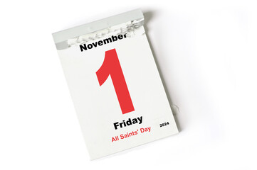  1 November 2024 All Saints' Day