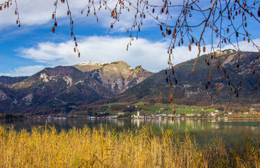Herbststimmung am Wolfgangsee im Salzkammergut