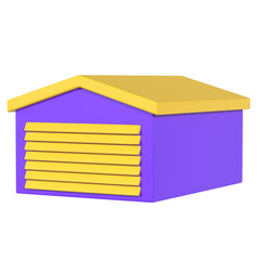 Garage 3D icon