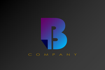 letter b  design element for business