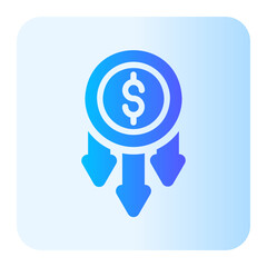coin gradient icon