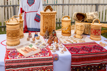 Kazan, Republic of Tatarstan, Russia - July 3, 2021: Sabantuy, the people's Tatar fieldwork holiday