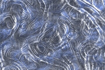 artistic modern blue monstrous mucous tissue digitally drawn texture illustration