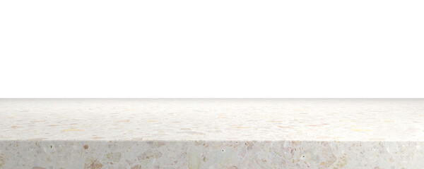 Realistic clear white stone marble tranparent backgrounds 3d rendering png file