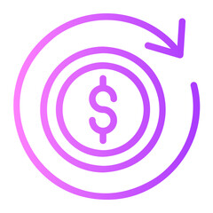 refinancing gradient icon