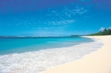Fototapeta na wymiar Mauritius: The beautifull beach of Shandrani Holiday Resort