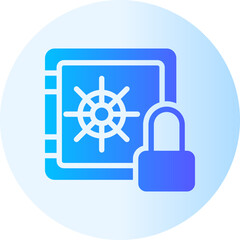 safe box gradient icon